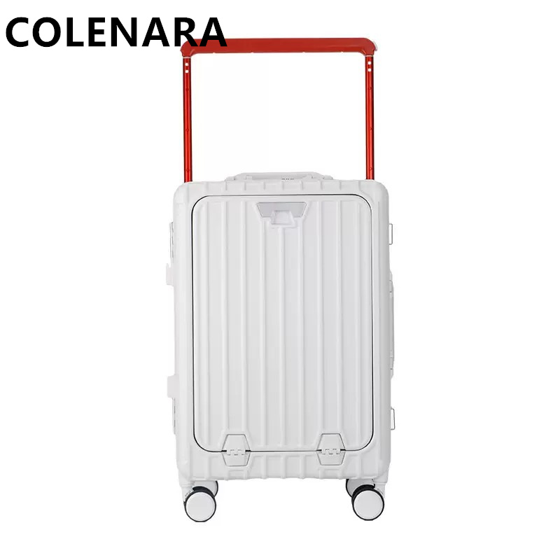 Spinner Wheel Rolling Suitcase 20 Inch - COLENARA 2026 New Model Aluminum Frame