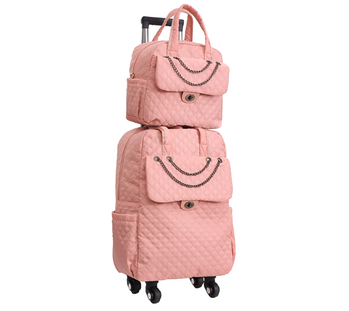 Women Carry on hand Luggage Ro - огляд і ціна Foldable Rolling Luggage Bag