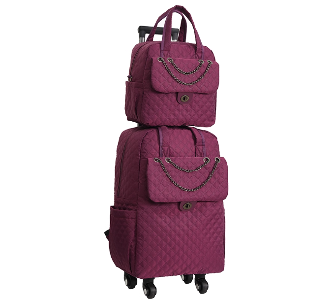 Women Carry on hand Luggage Ro - огляд і ціна Foldable Rolling Luggage Bag