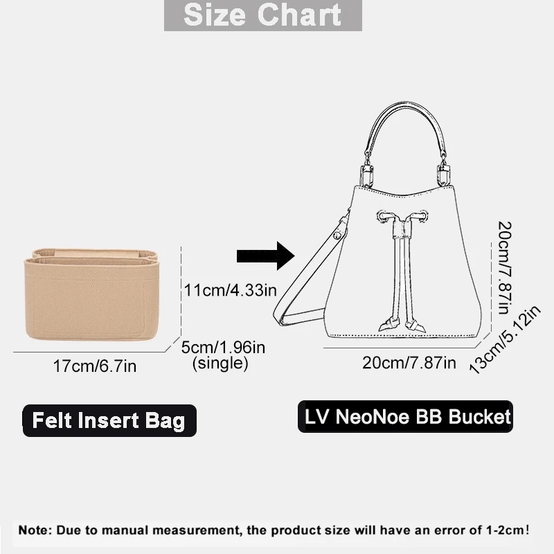 For LV Neonoe BB Bucket Felt I - огляд і ціна Handbags
