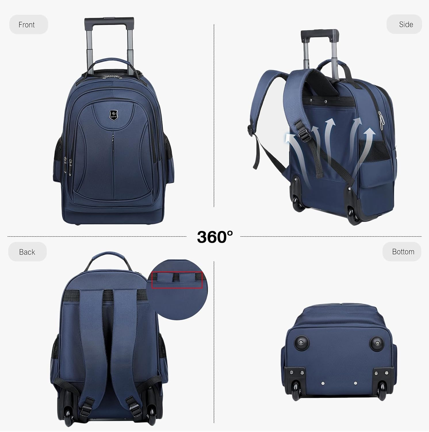 2026 Multi Functional Business - огляд і ціна Foldable Rolling Luggage Bag