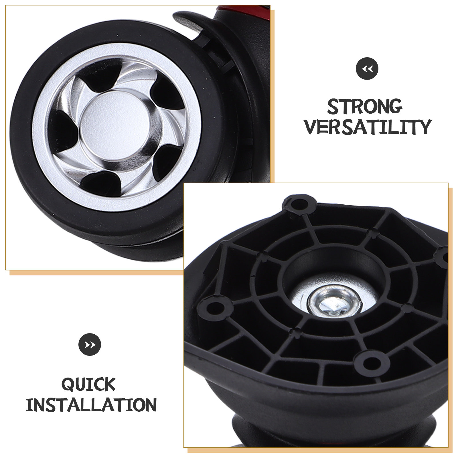 Universal Luggage Wheels Repla - огляд і ціна Silent Replacement Luggage Wheels
