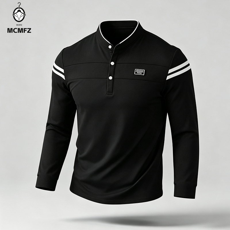 Male Urban Long Sleeve Polo Sh - огляд і ціна Handbags