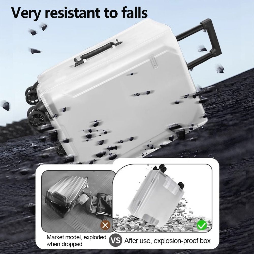 New Frosted Luggage Protector  - огляд і ціна Luggage Protective Cover Transparent