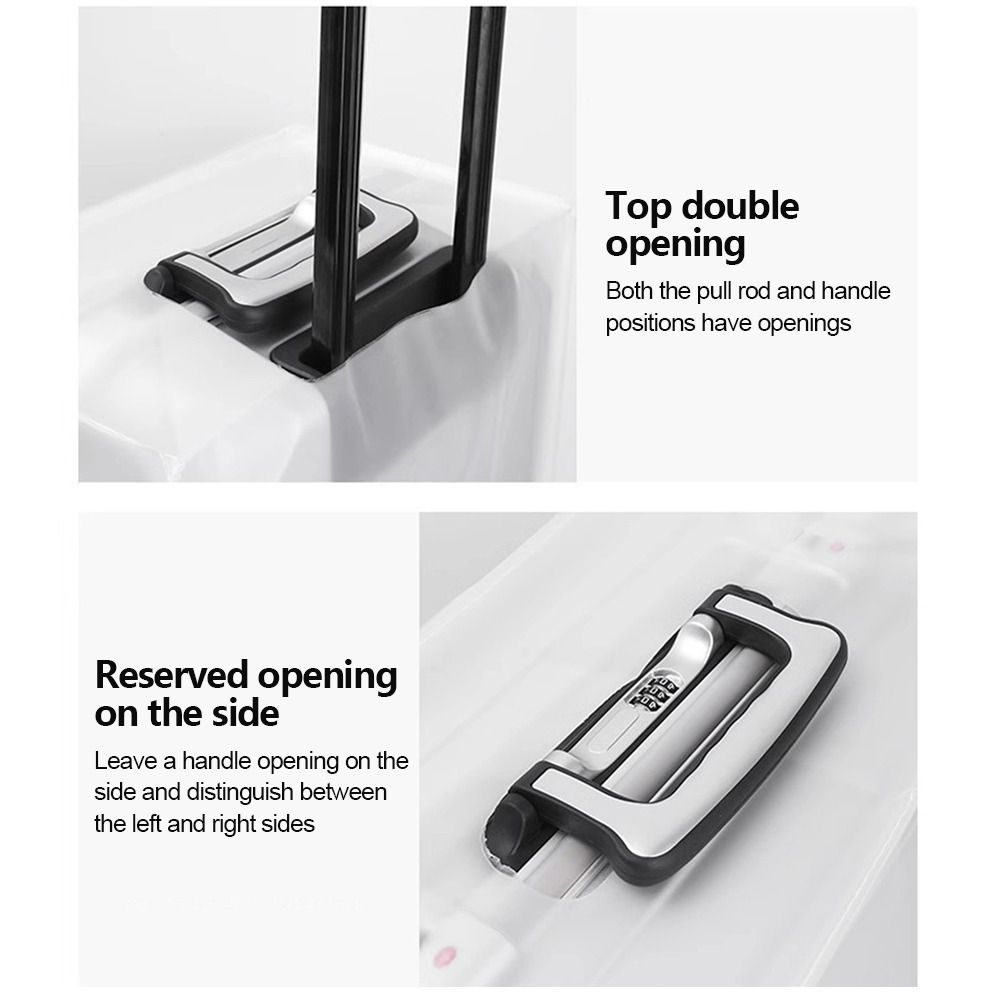 New Frosted Luggage Protector  - огляд і ціна Luggage Protective Cover Transparent
