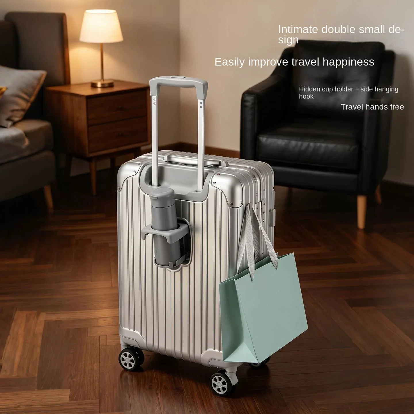 20/24/28 inch Front Opening Tr - огляд і ціна Spinner Wheel Rolling Suitcase 20 Inch