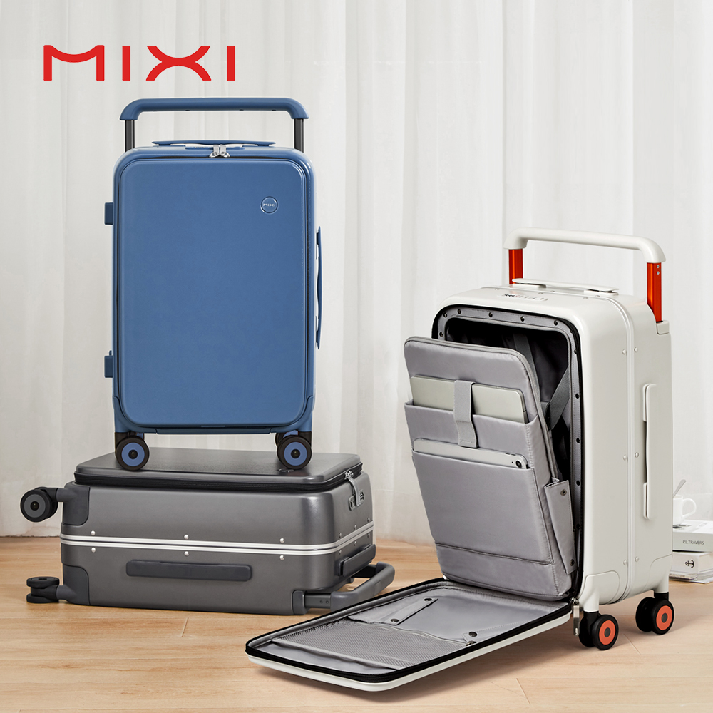 Mixi New Design Wide Handle Su - огляд і ціна Aluminum Frame Carry On Luggage