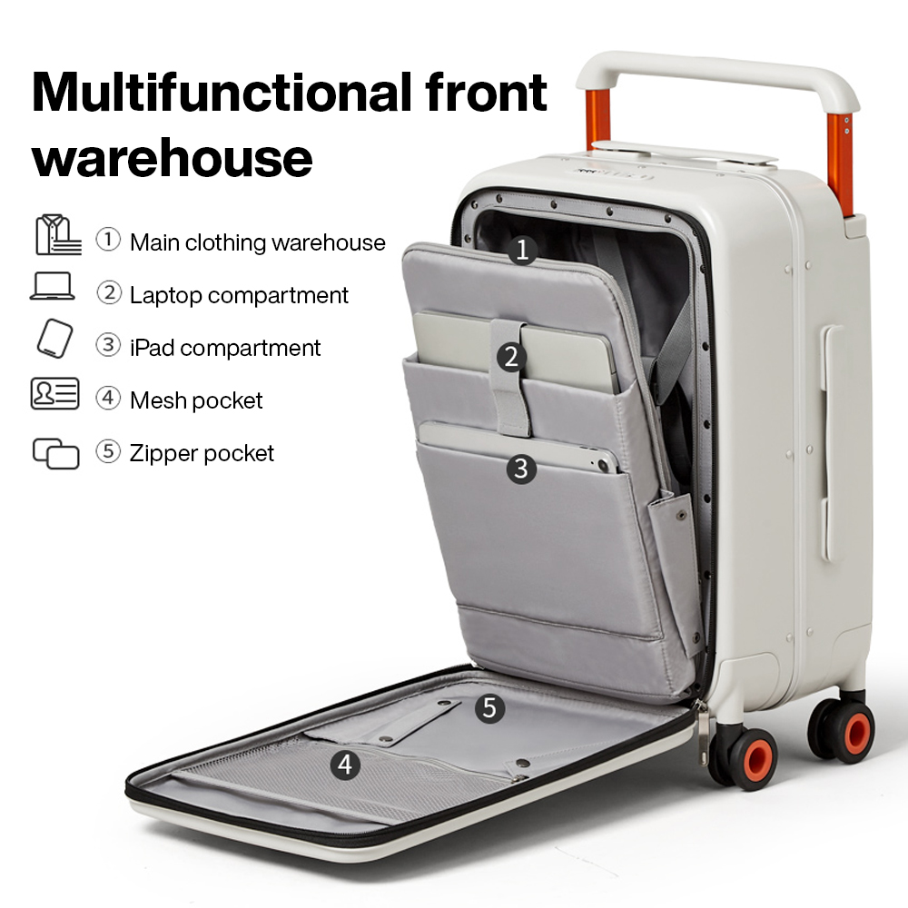 Mixi New Design Wide Handle Su - огляд і ціна Aluminum Frame Carry On Luggage