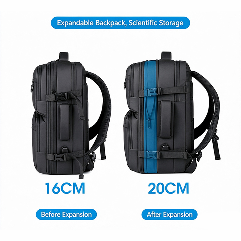 Expandable Travel Backpack Men - огляд і ціна Backpacks