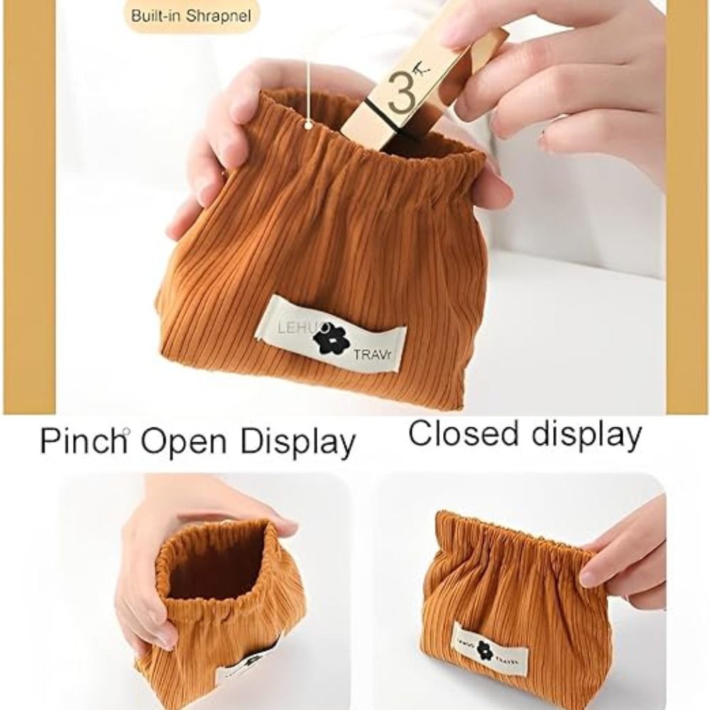 Cute Mini Shrapnel Bag Solid C - огляд і ціна Cosmetic Bags