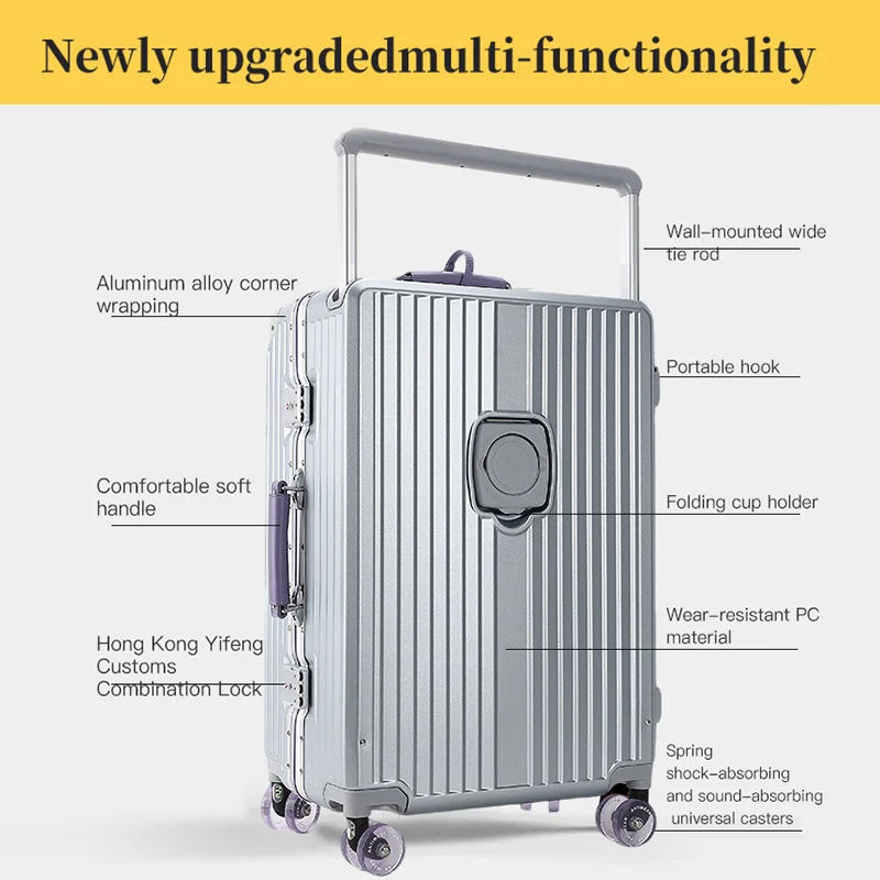 MIGEBAO 20 Inch Premium Luggag - огляд і ціна Aluminum Frame Carry On Luggage