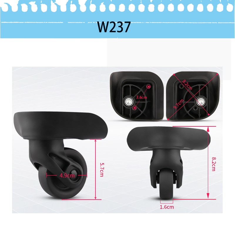 Suitable For American Touriste - огляд і ціна Silent Replacement Luggage Wheels