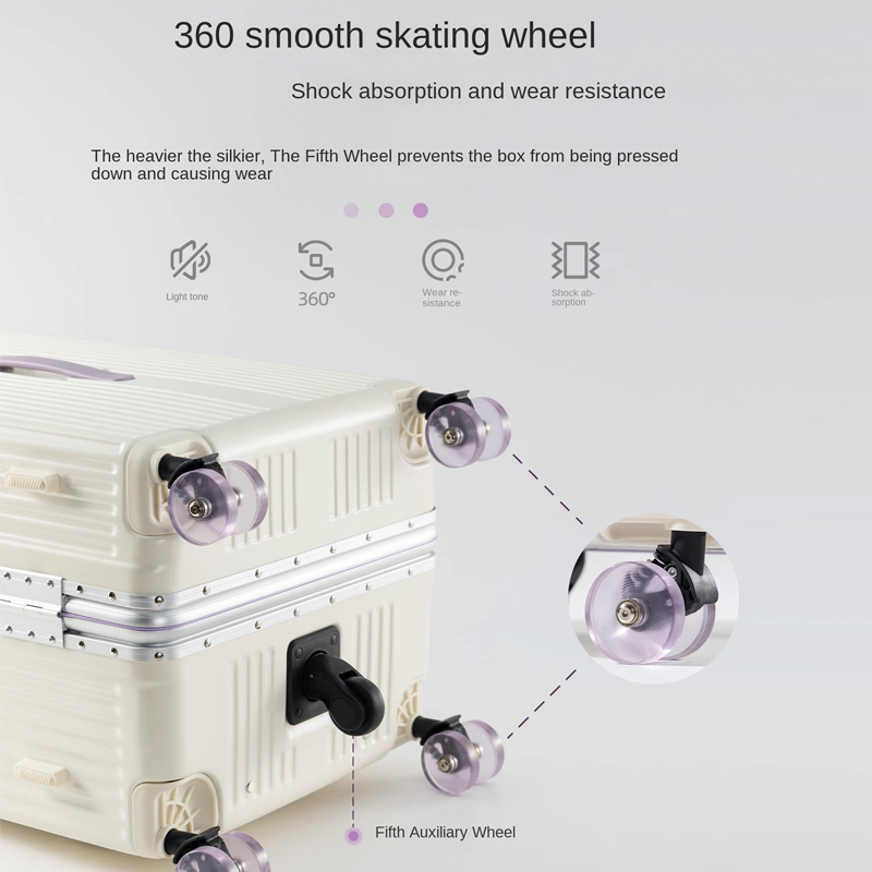 Wide Handle Rolling Suitcase A - огляд і ціна Aluminum Frame Carry On Luggage